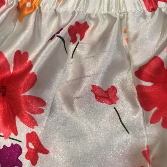 Moon dance Two Piece Floral Satin Pj Sleeveless Set      size xl - Picture 10 of 10